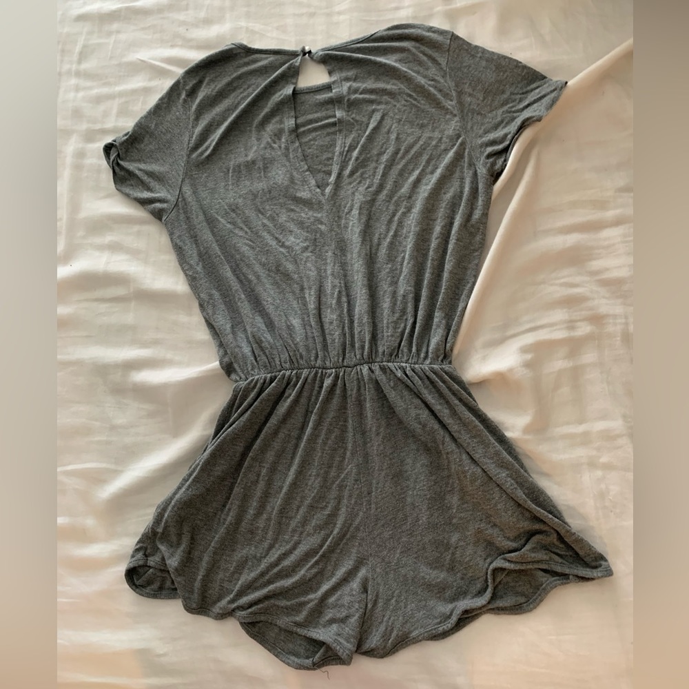 Stretchy Grey Romper